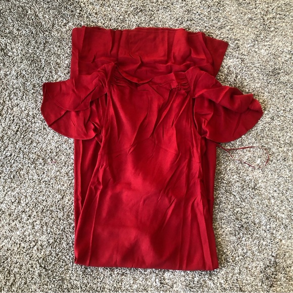 NEW Reformation Lassie Maxi Dress - Sangre Red - Picture 5 of 9